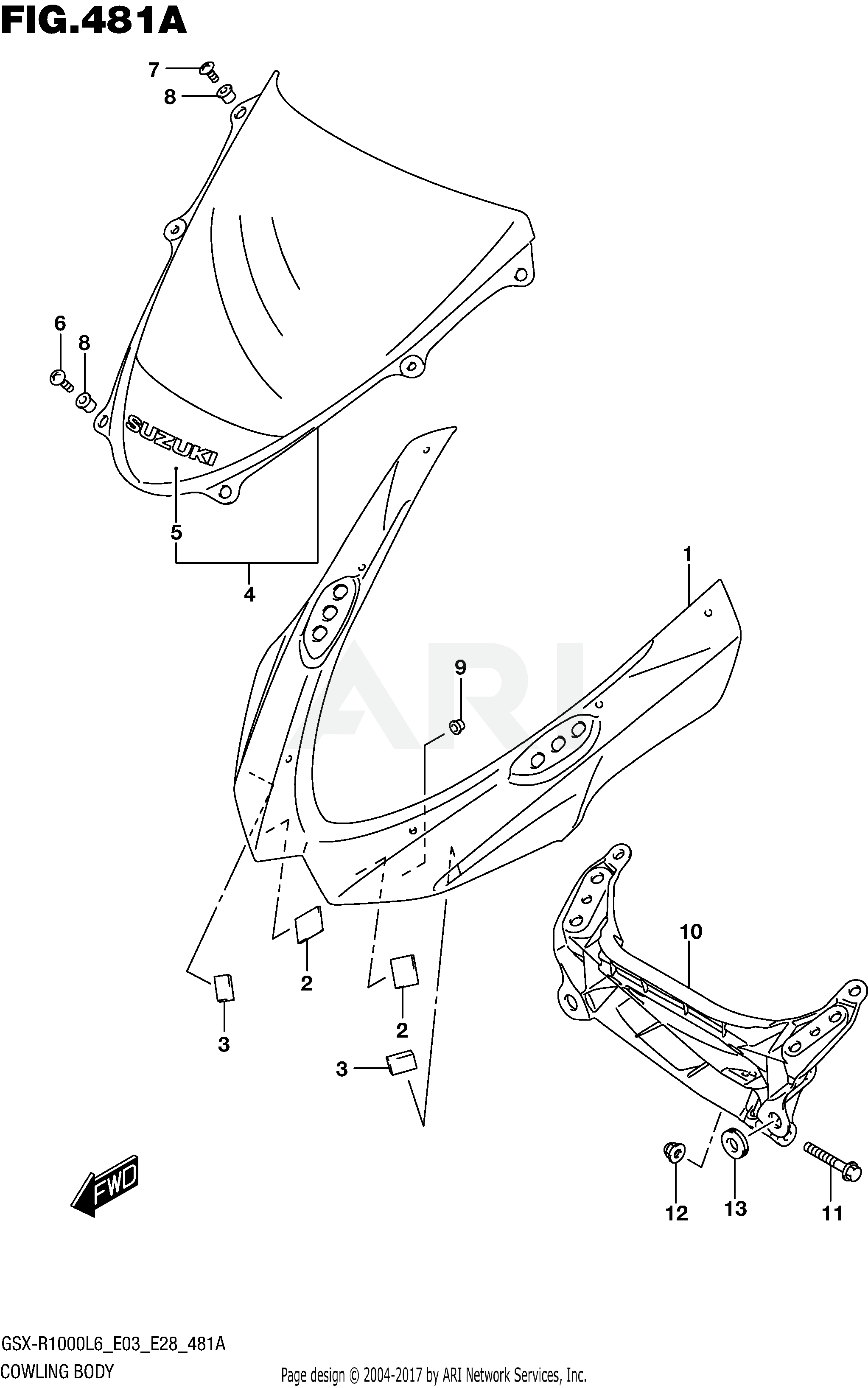 COWLING BODY