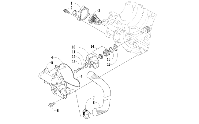 WATER PUMP/WATER MANIFOLD