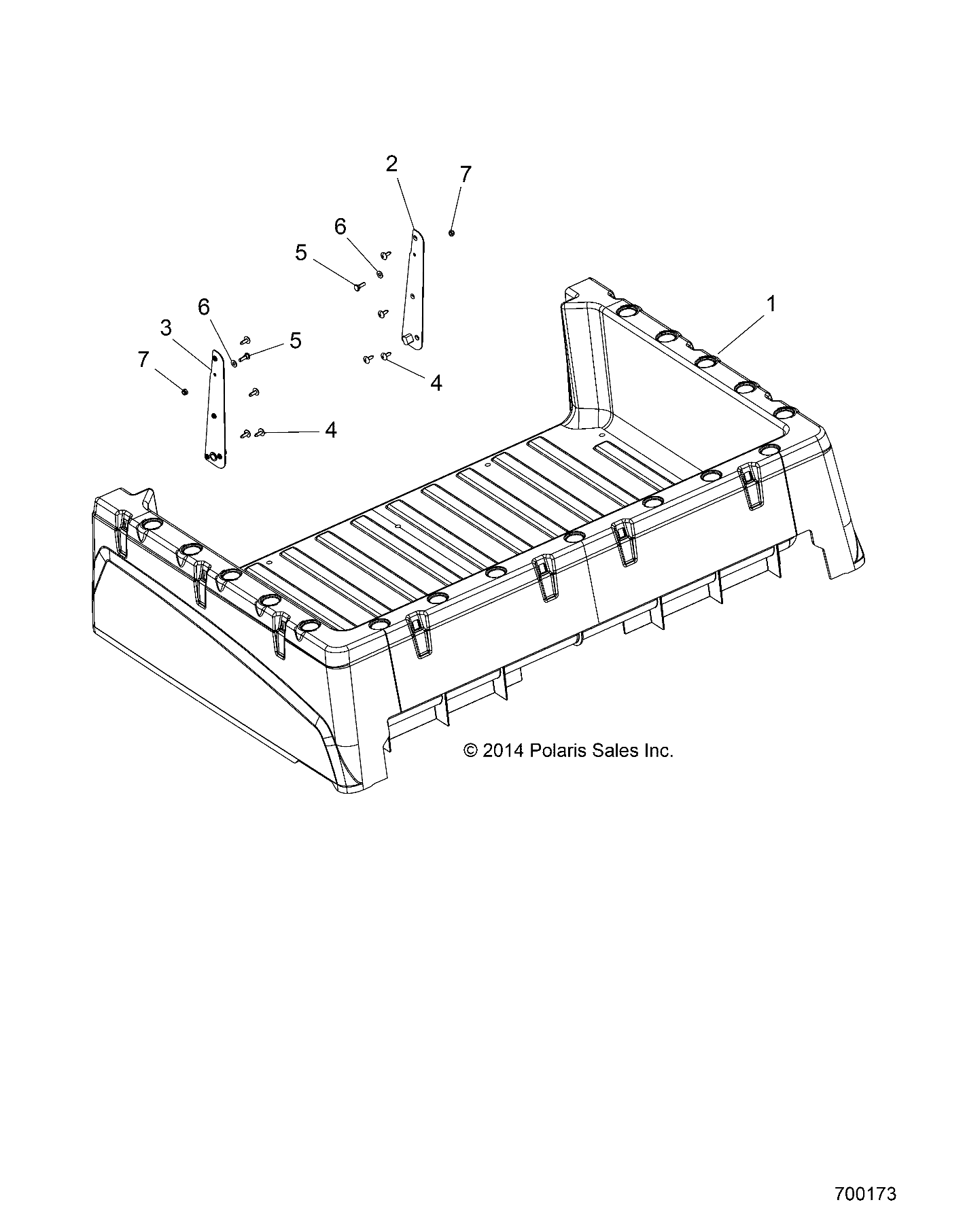 BODY, BOX ASM. - R19RME57D7 (700173)