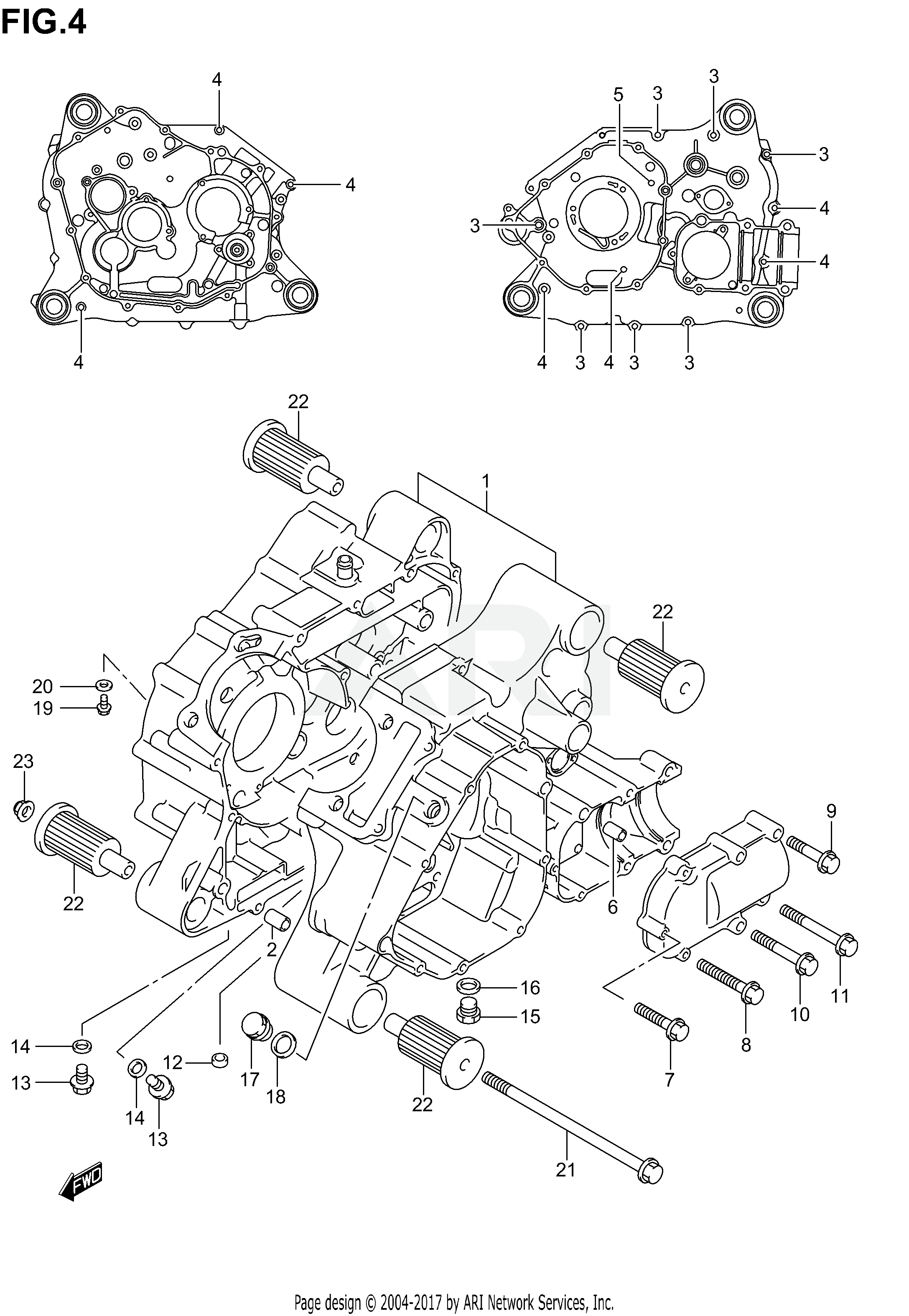 CRANKCASE (MODEL K2)