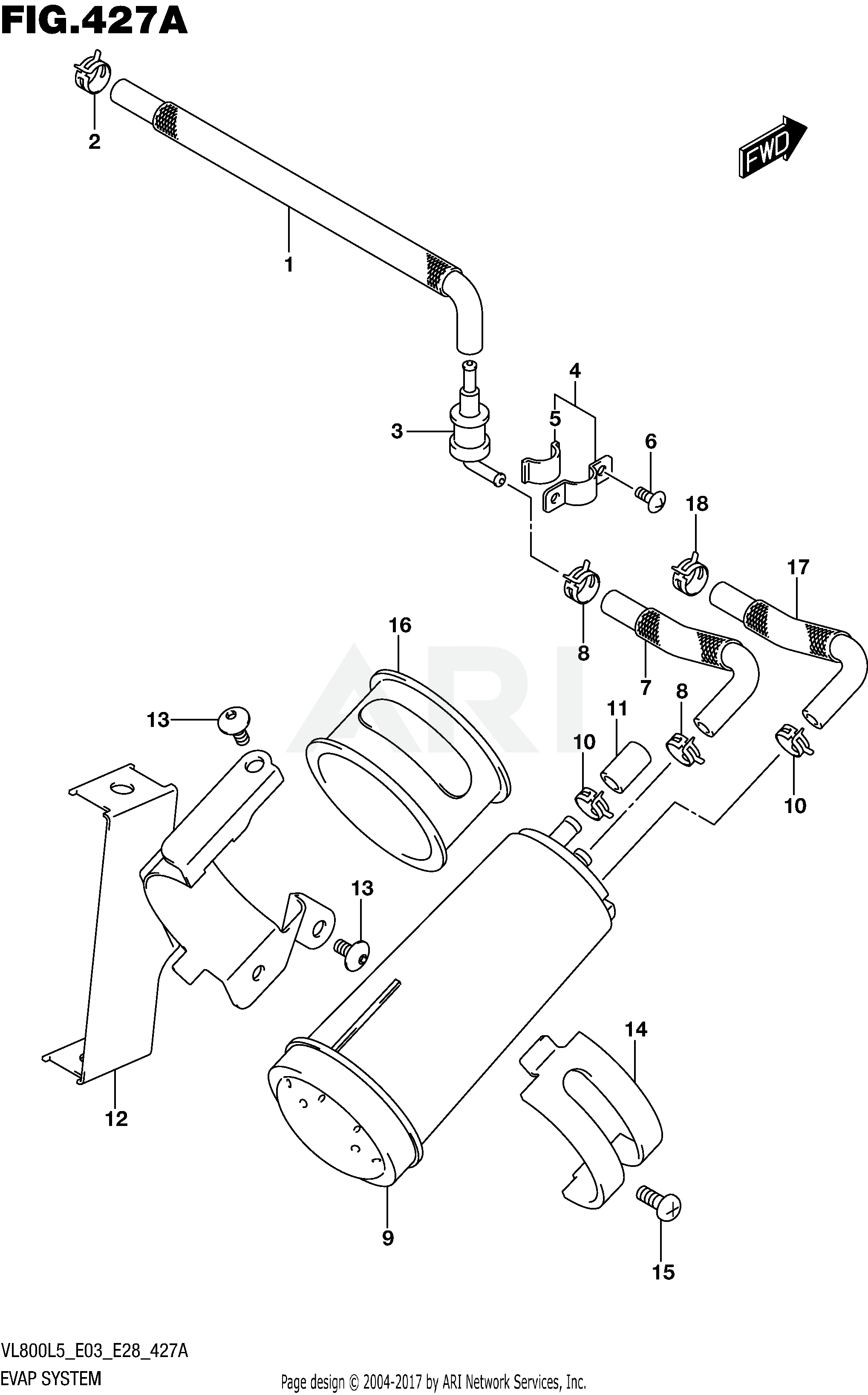 EVAP SYSTEM (VL800L5 E33)