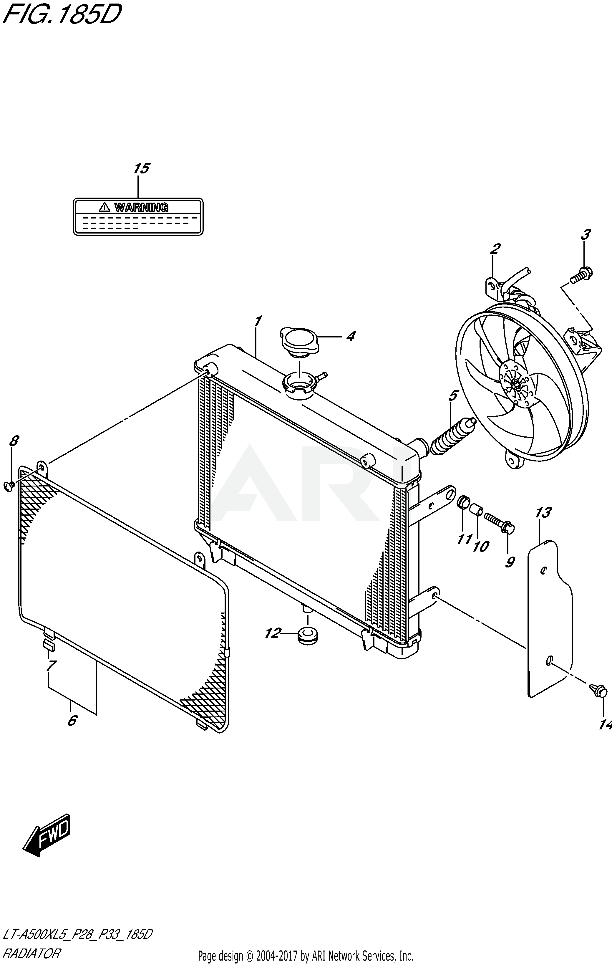 RADIATOR (LT-A500XZL5 P33)