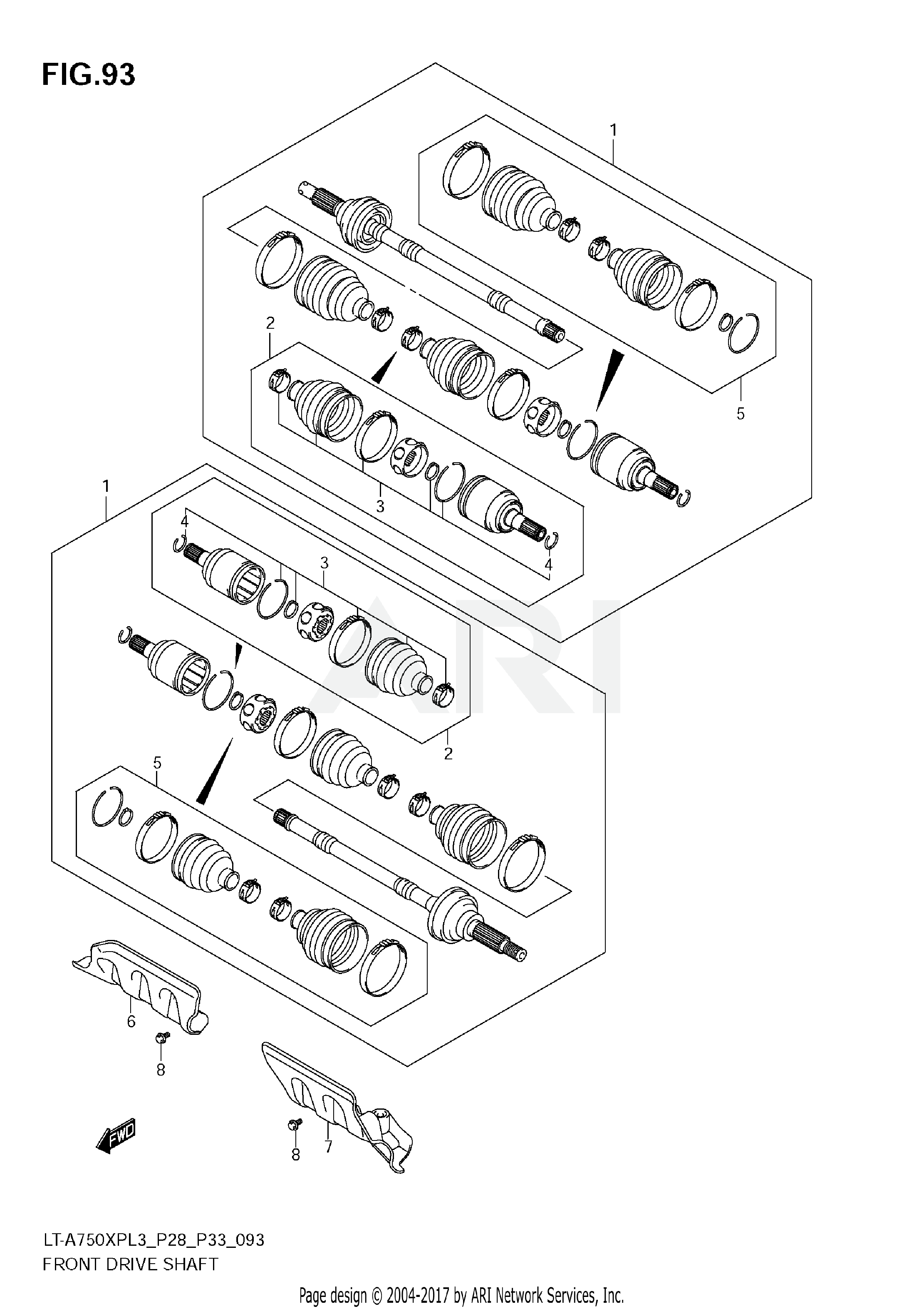 FRONT DRIVE SHAFT