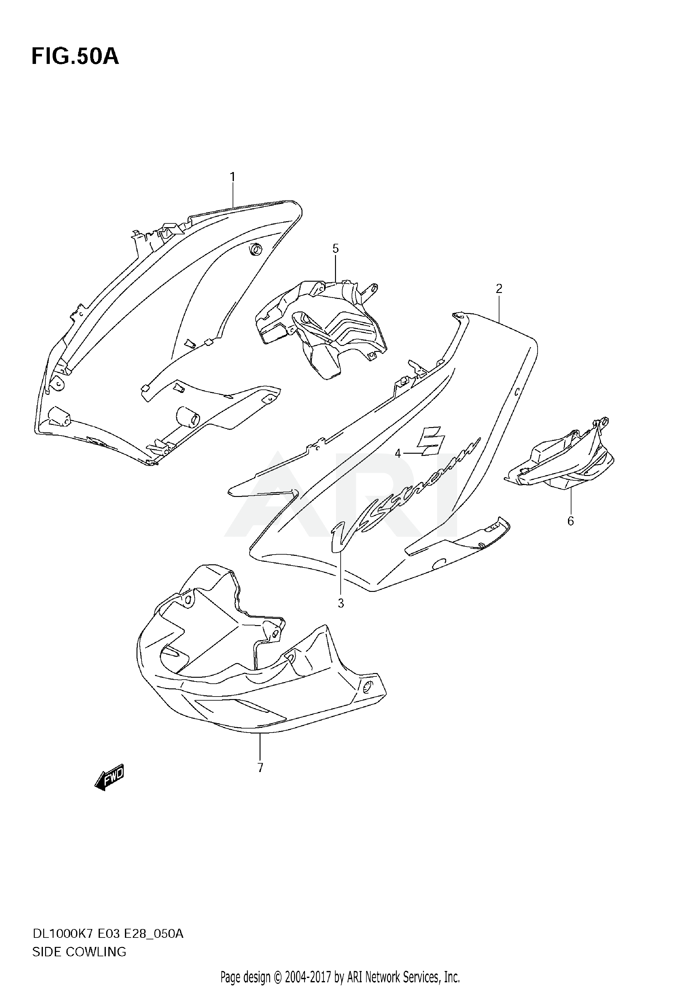 SIDE COWLING (MODEL K9)