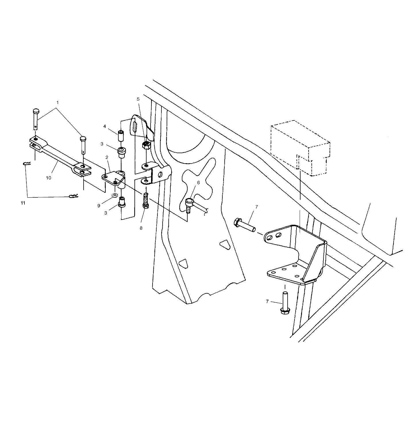 FRAME MOUNTING - A00CH50AA (4954805480C003)