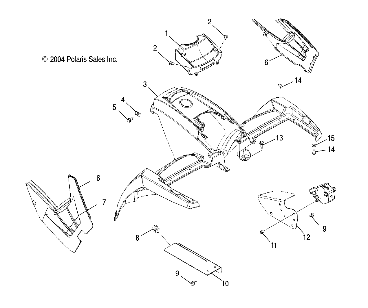 FRONT CAB - A05MH42AB/AG/AH (4994139413A05)