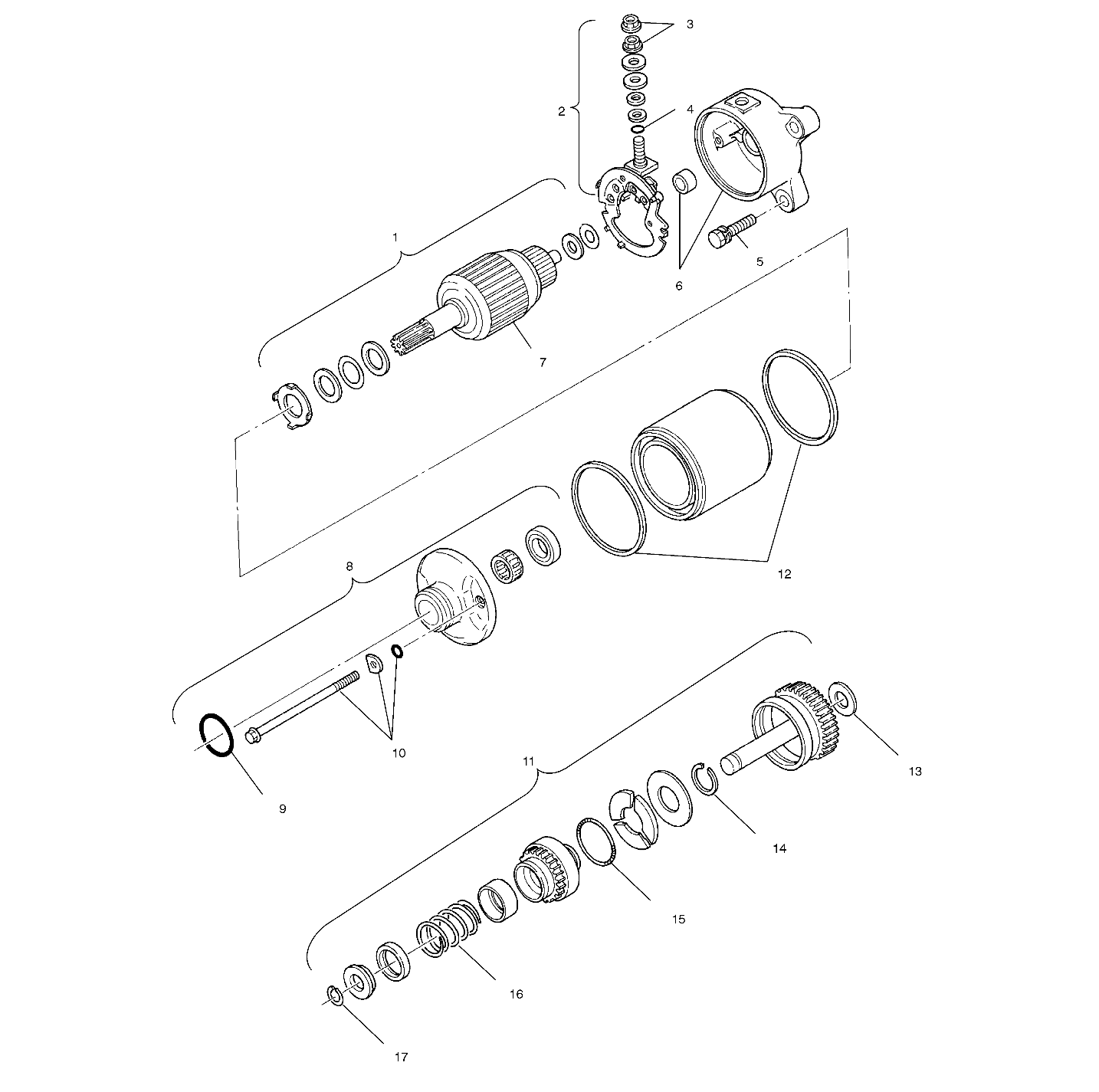 STARTING MOTOR - A02CL50AA/DA (4967986798E01)