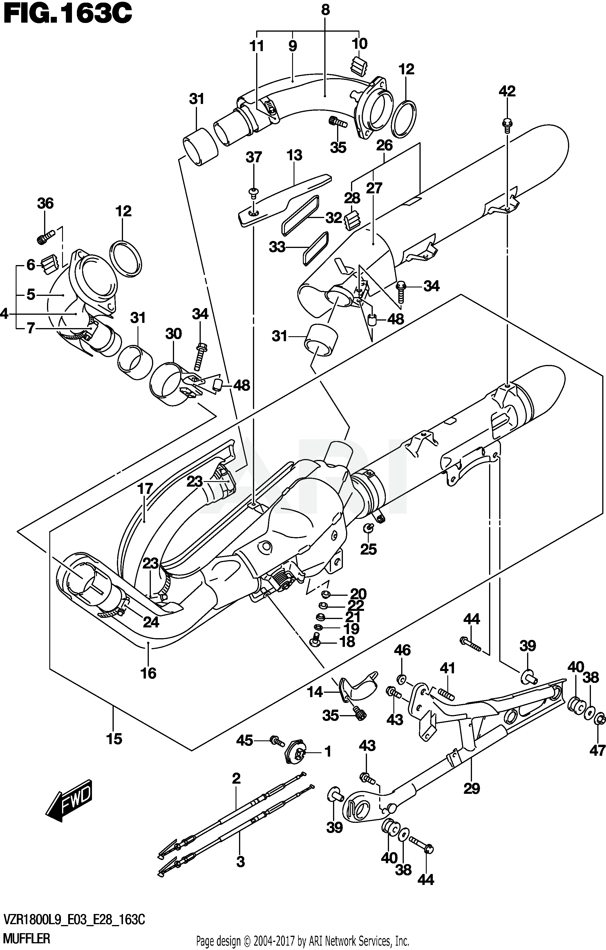 MUFFLER (VZR1800BZL9 E28)