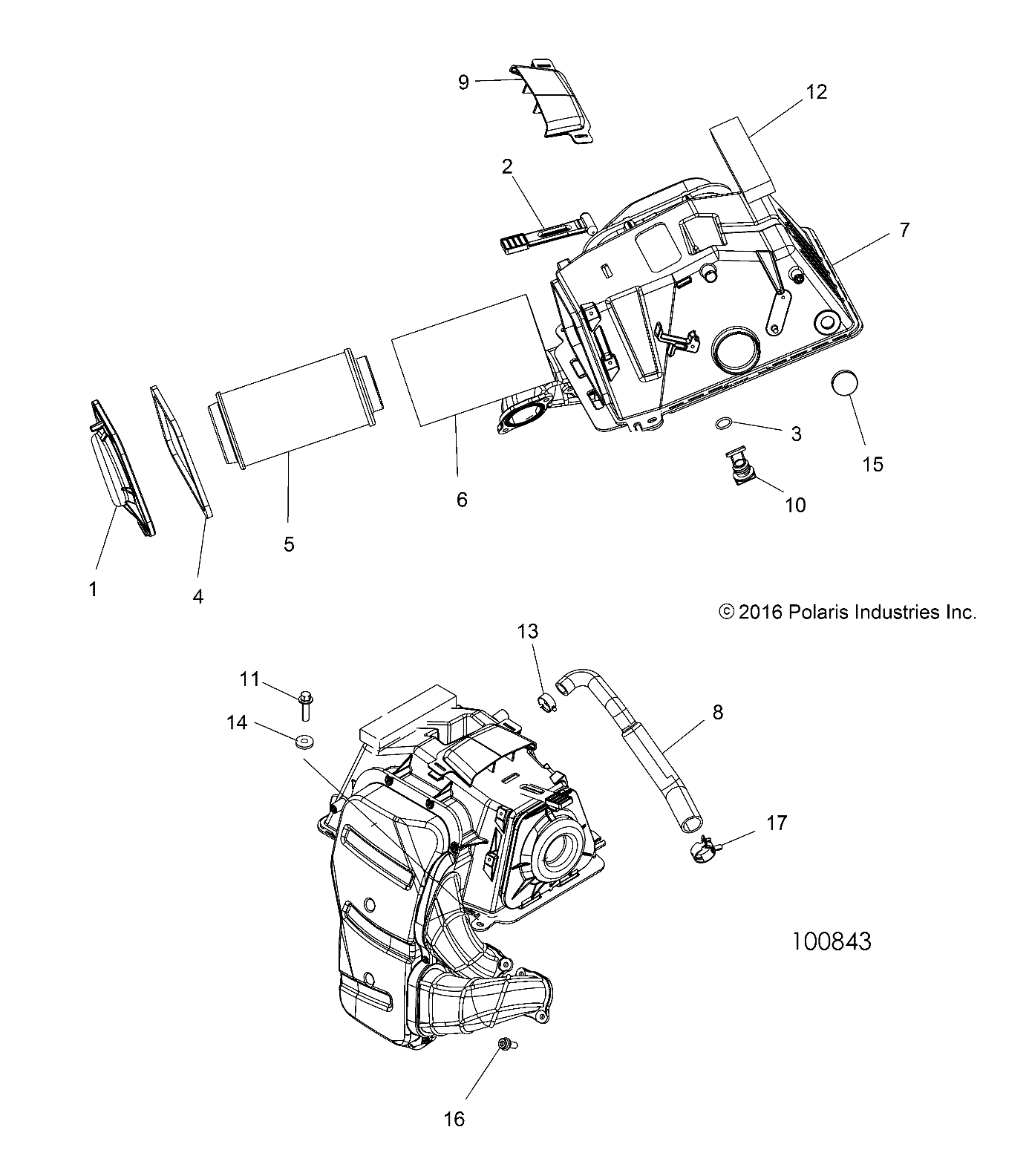 ENGINE, AIR INTAKE - A18SVS95FR