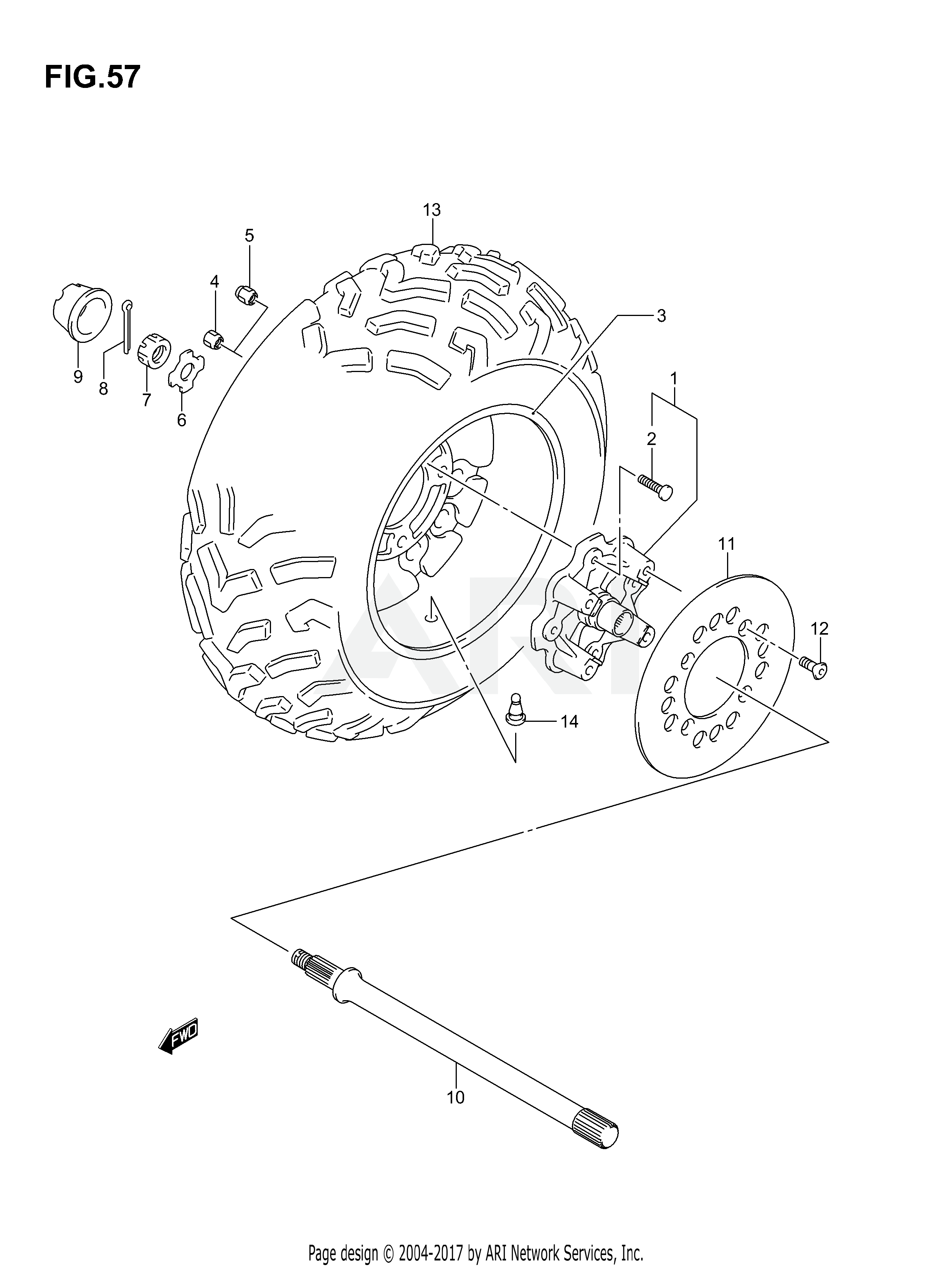 RIGHT REAR WHEEL