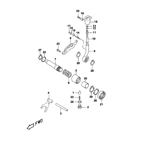 HI/LO SHIFTER ASSEMBLY