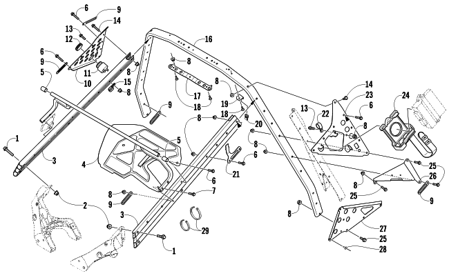 STEERING SUPPORT ASSEMBLY