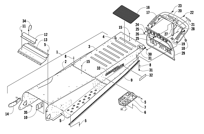 TUNNEL AND REAR BUMPER