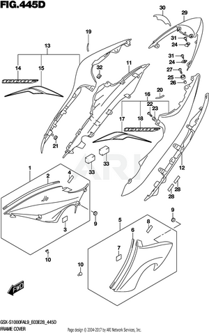 FRAME COVER GSX-S1000FYAL9 E03)