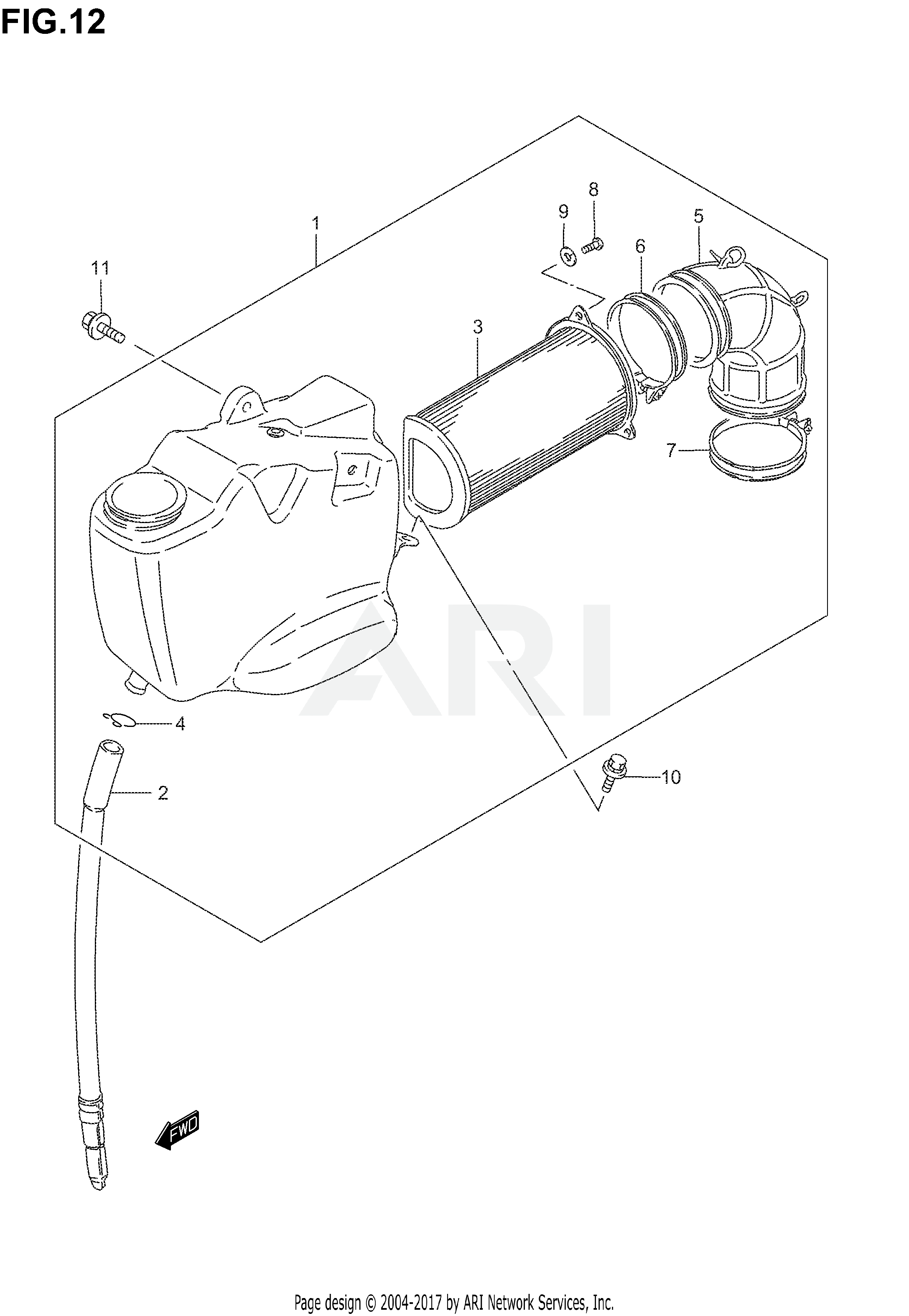 AIR CLEANER (FRONT)