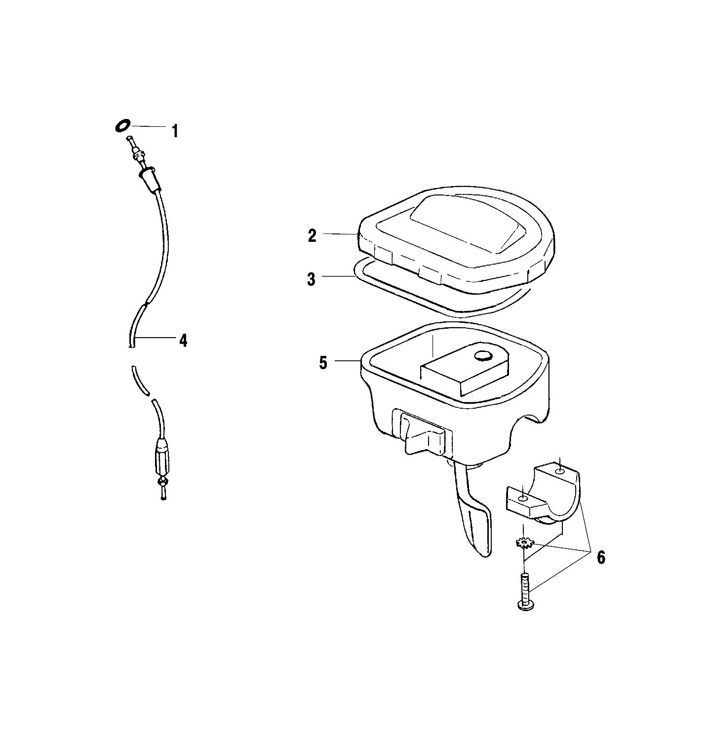 CONTROLS - THROTTLE ASM./CABLE - A01CH42AA (4964436443B007)