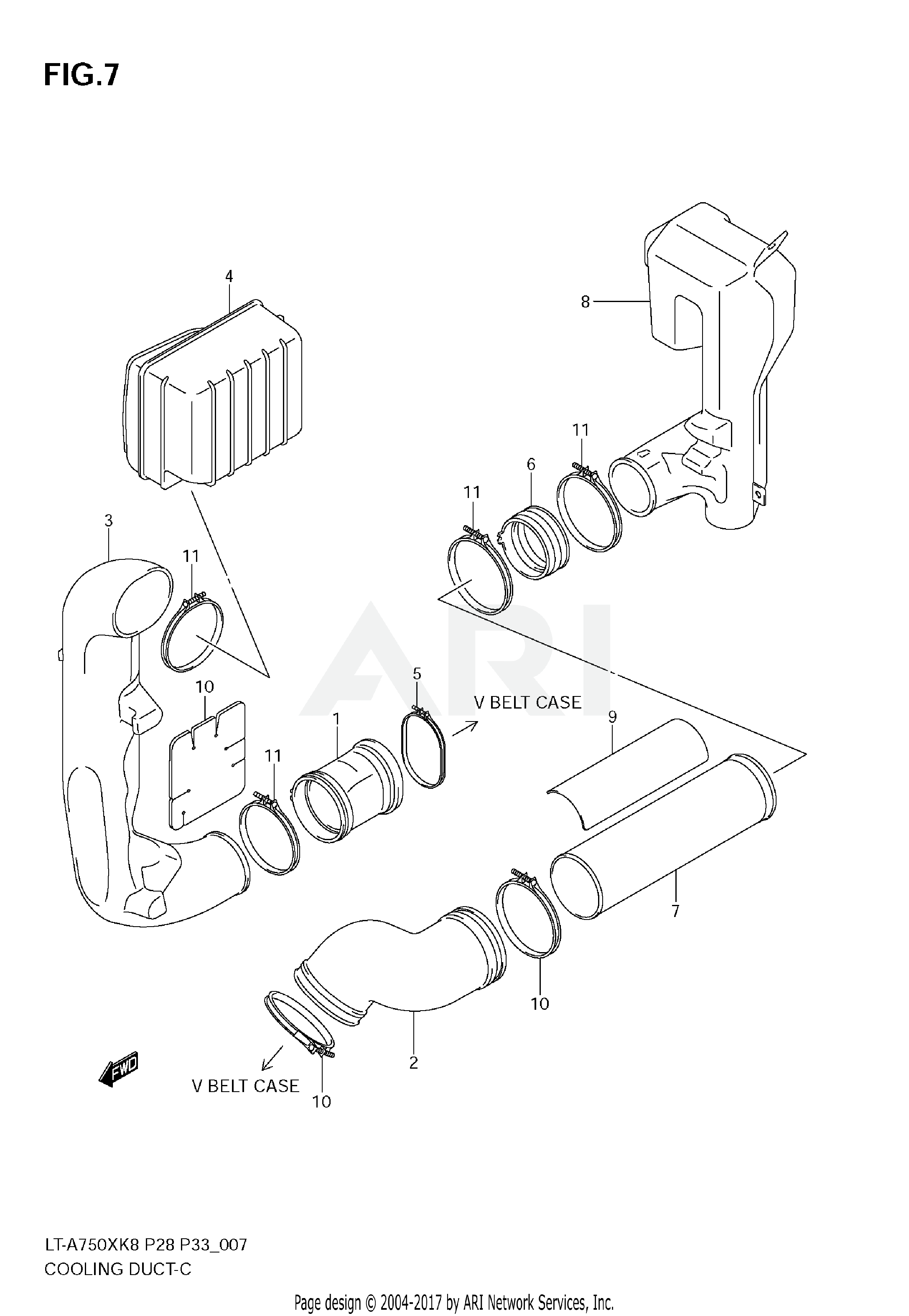 COOLING DUCT