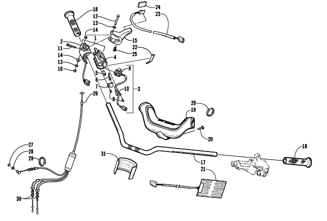 HANDLEBAR AND CONTROLS