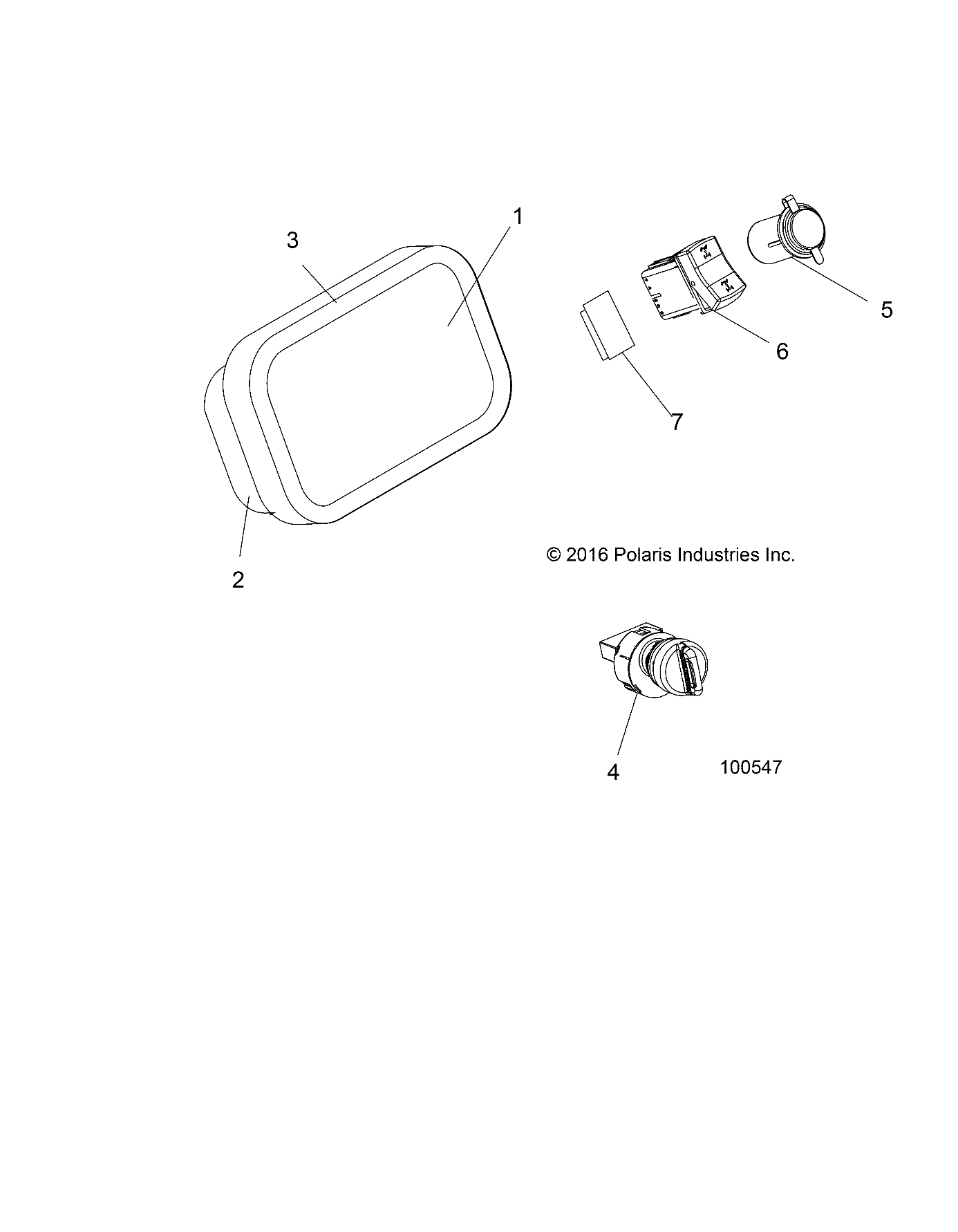 ELECTRICAL, DASH INSTRUMENTS AND SWITCHES - A19DBA50A5 (100547)