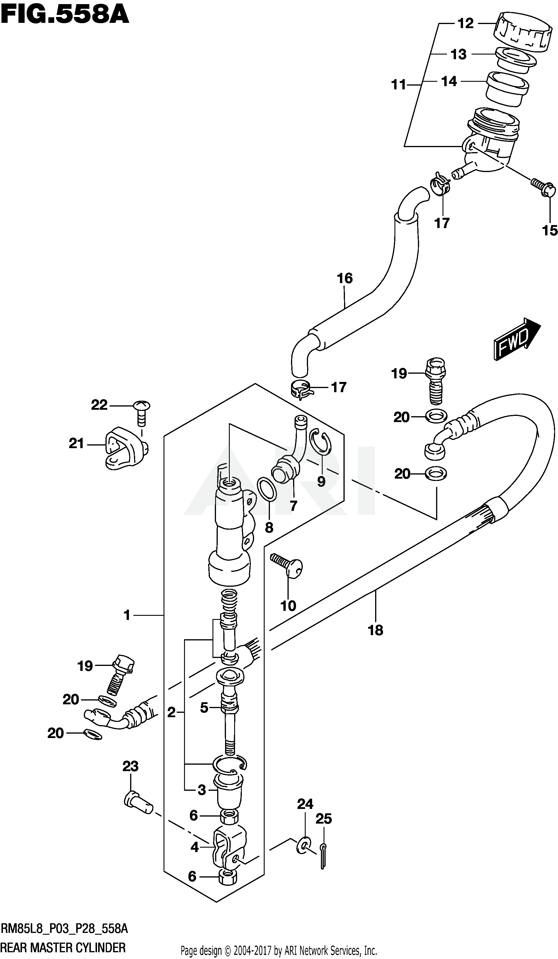 REAR MASTER CYLINDER