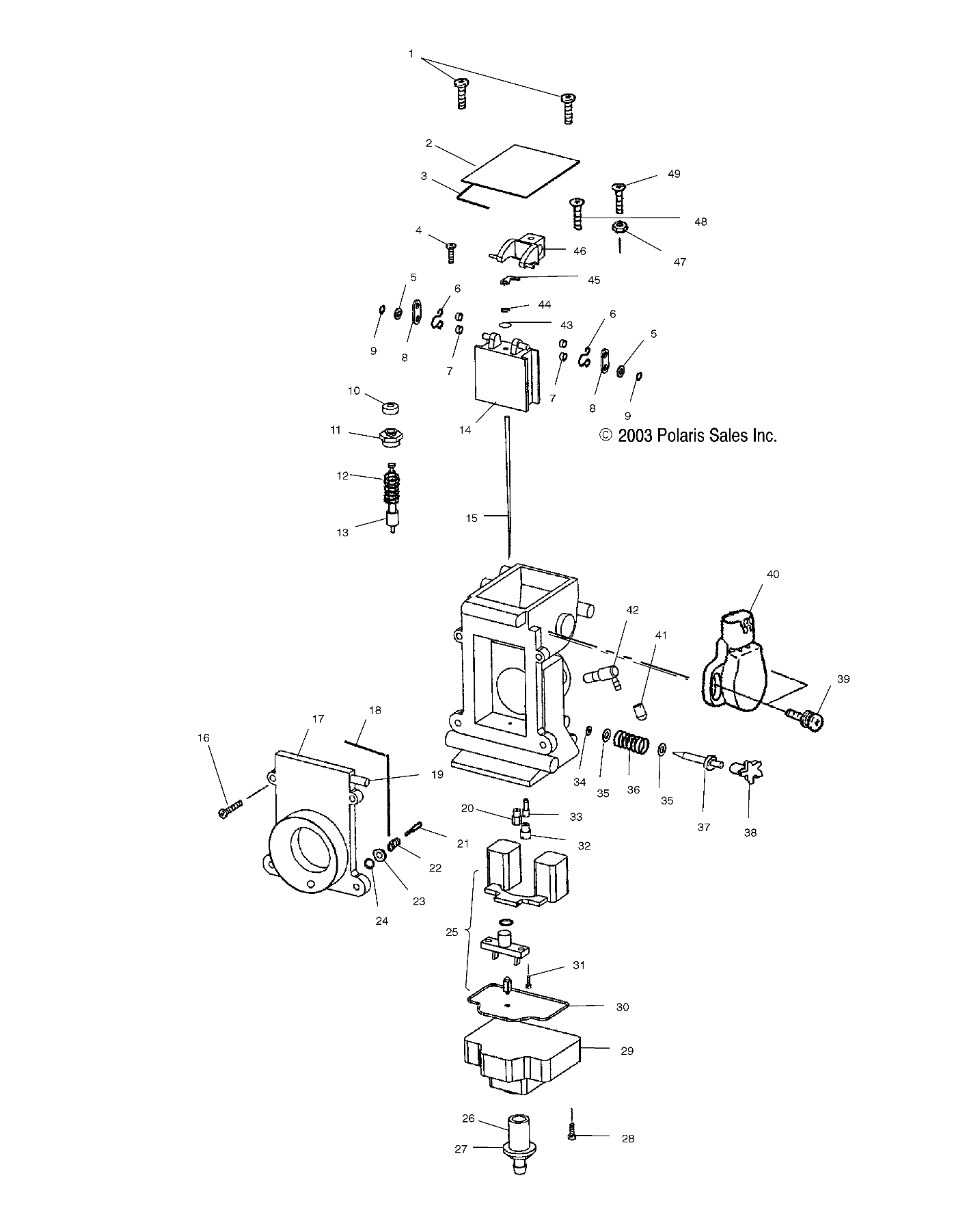 CARBURETOR - S04ND6ES/ESA/ESB (4988638863C13)