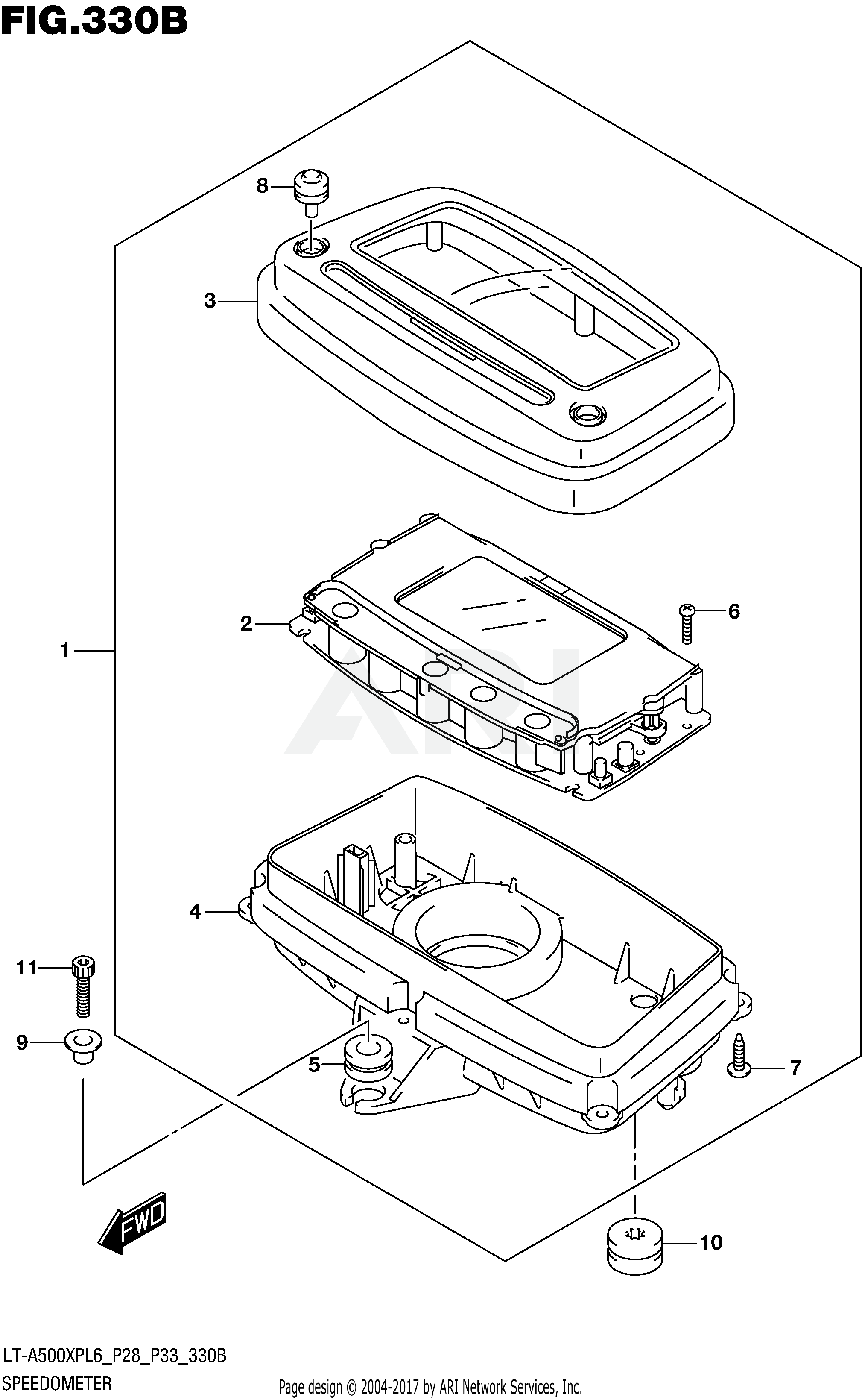 SPEEDOMETER (LT-A500XPL6 P33)