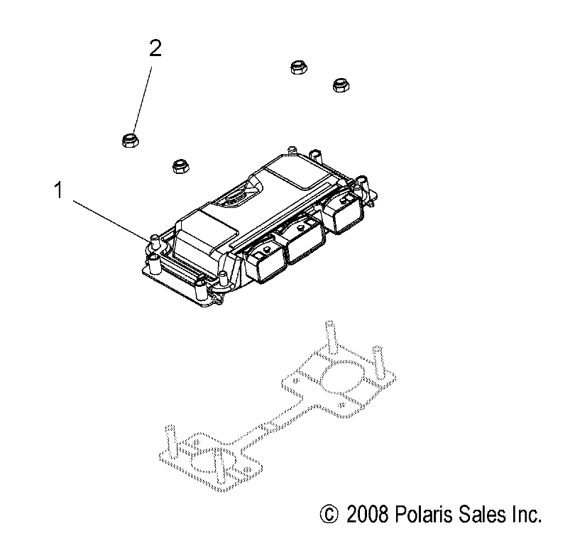 ENGINE, ECU - S13PU7ESL/EEL (49SNOWECU09WIDE)