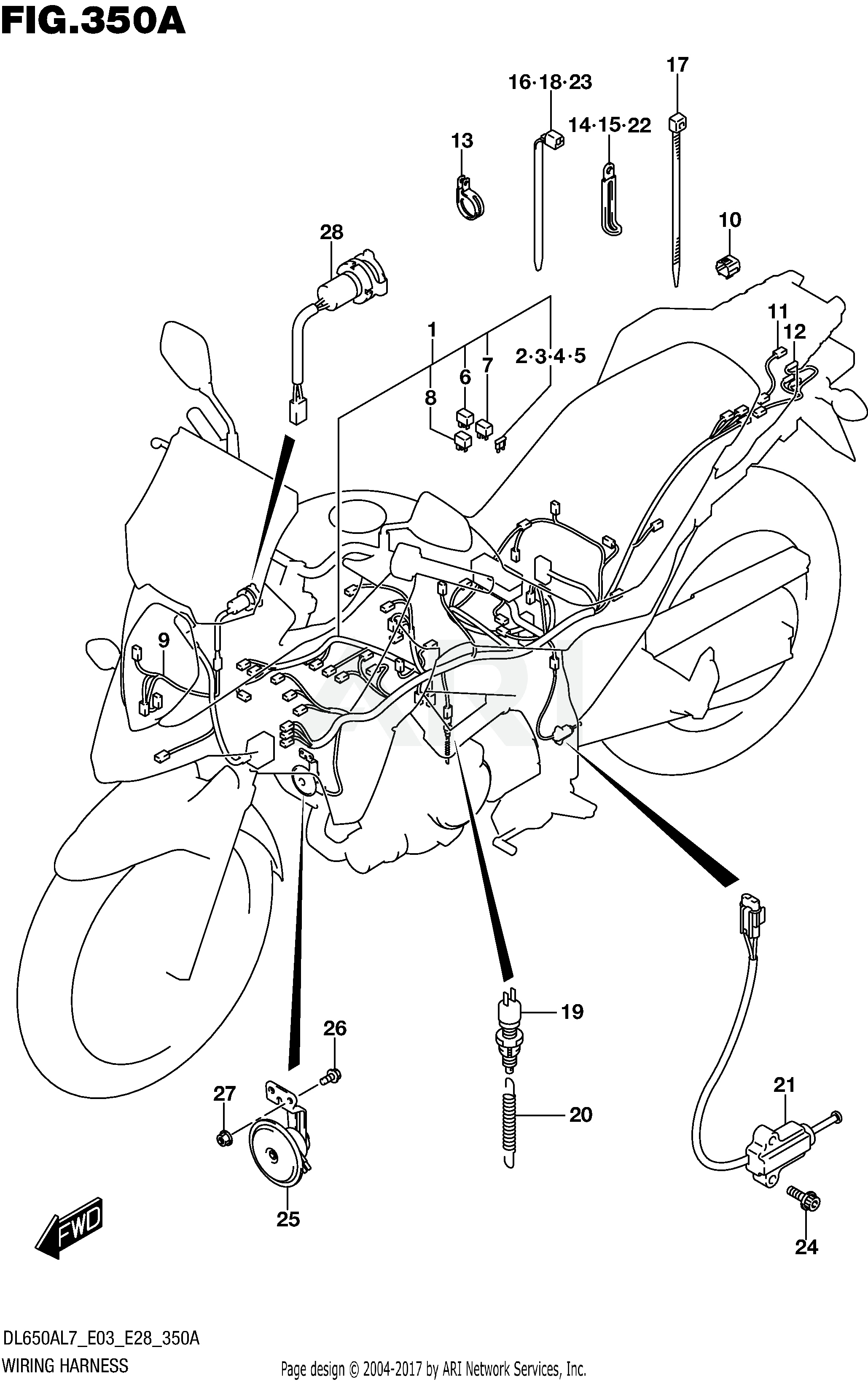 WIRING HARNESS (DL650AL7 E03)