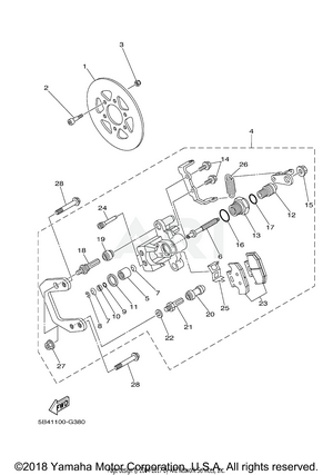 REAR BRAKE CALIPER 2