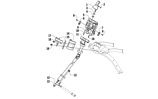 STEERING POST ASSEMBLY