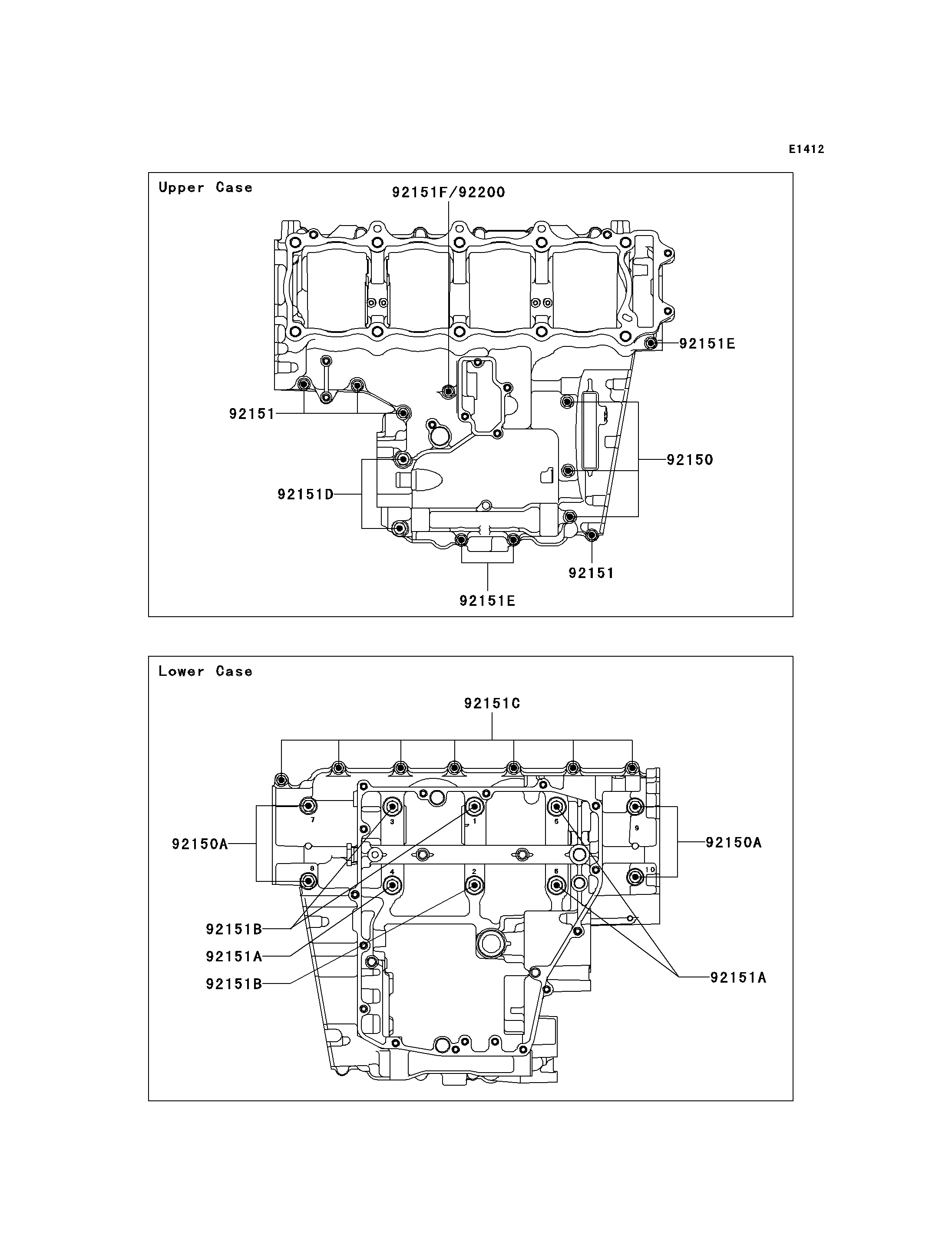 Crankcase Bolt Pattern