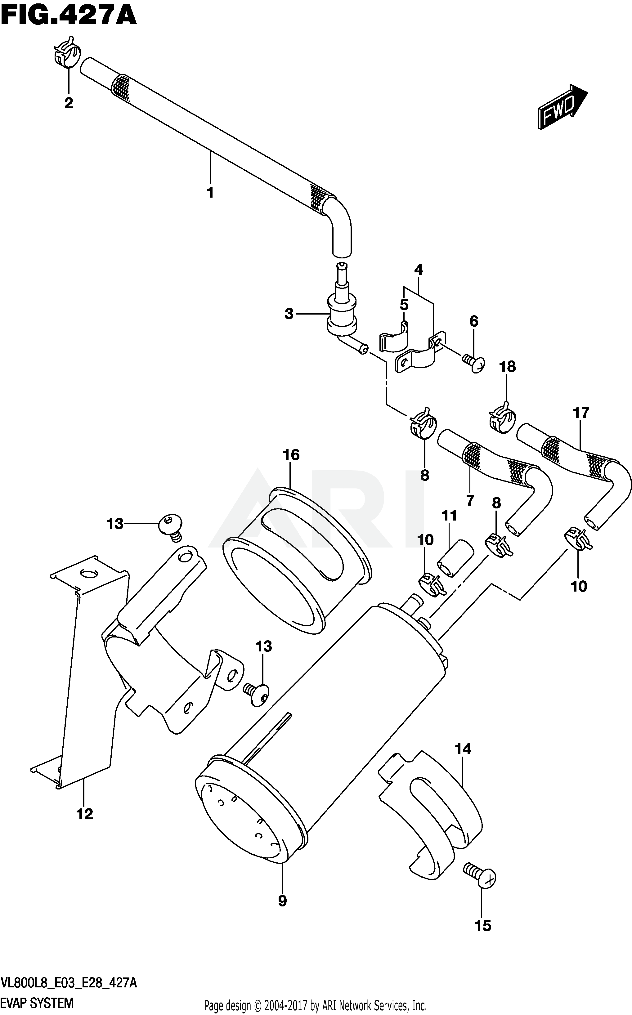 EVAP SYSTEM (VL800L8 E33)