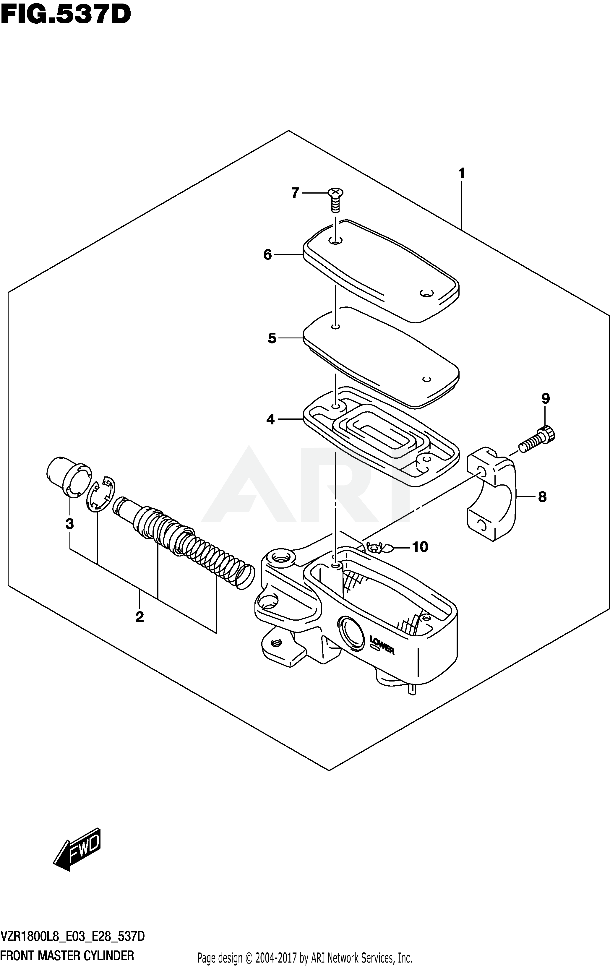 FRONT MASTER CYLINDER (VZR1800BZL8 E33)