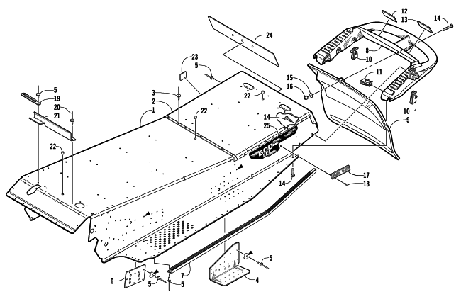 TUNNEL AND REAR BUMPER