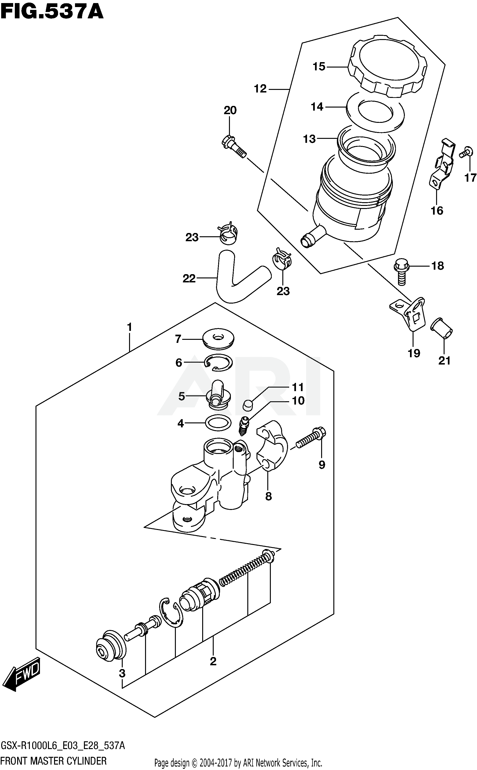 FRONT MASTER CYLINDER