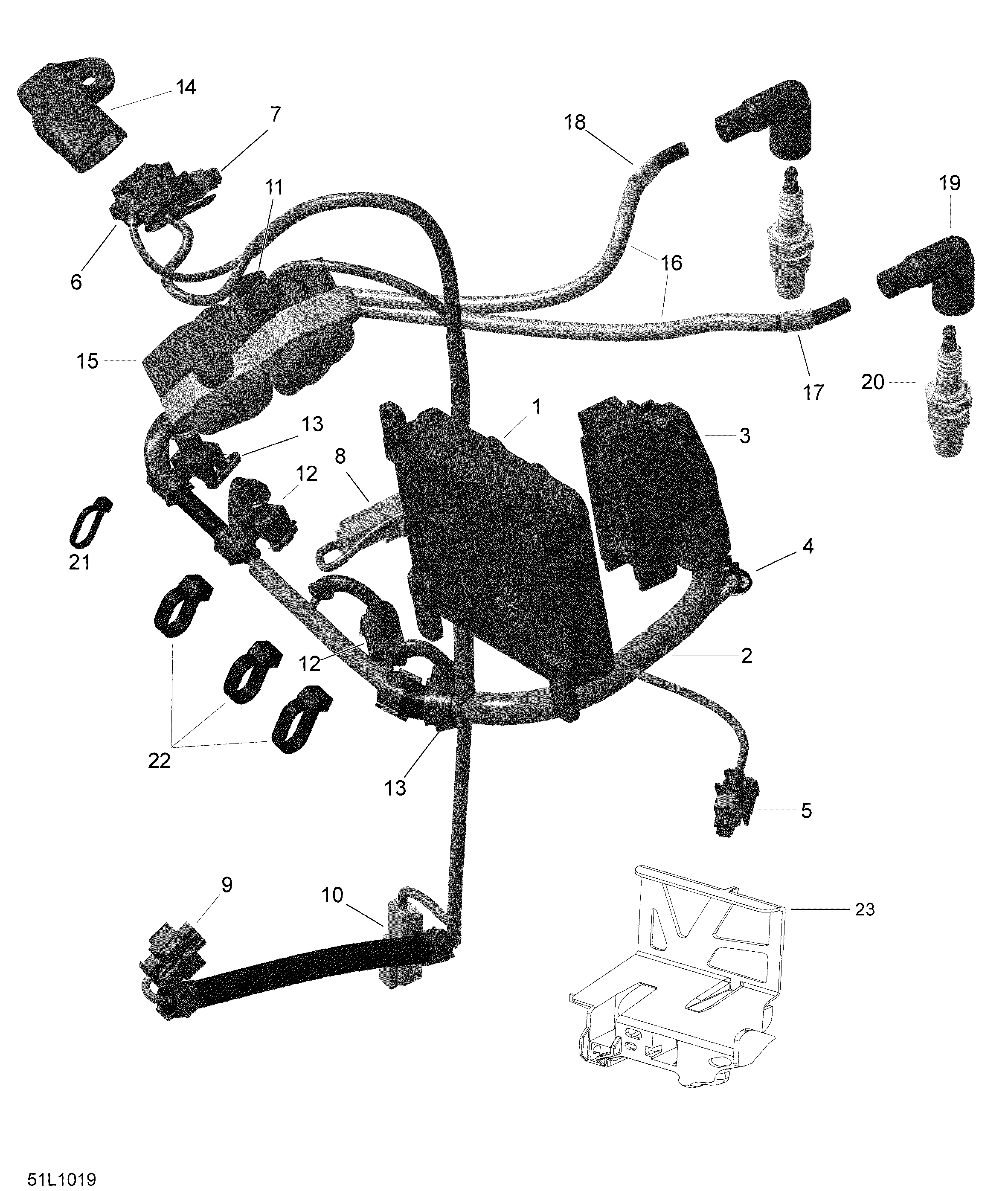 Engine Harness And Electronic Module