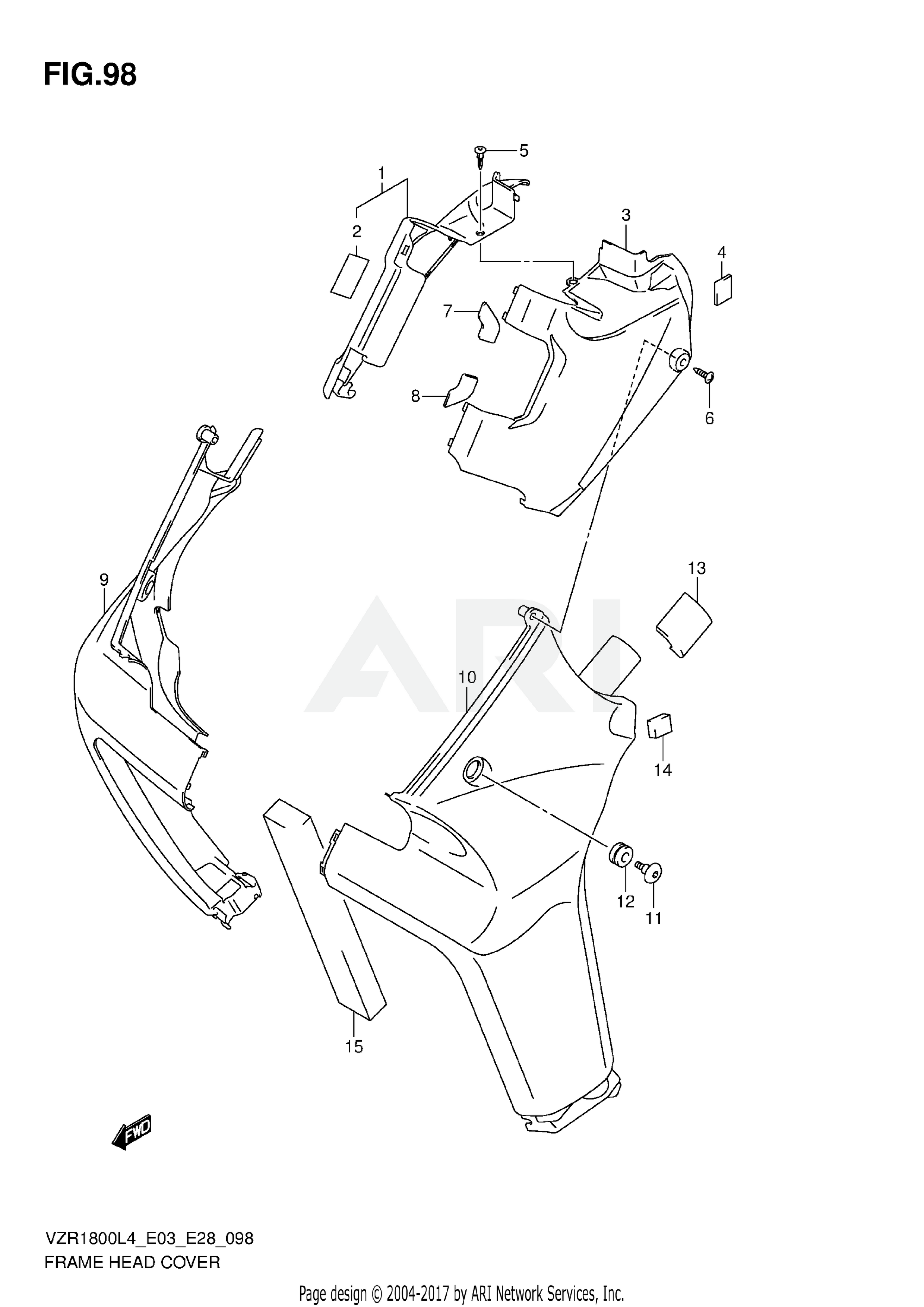 FRAME HEAD COVER (VZR1800ZL4 E33)