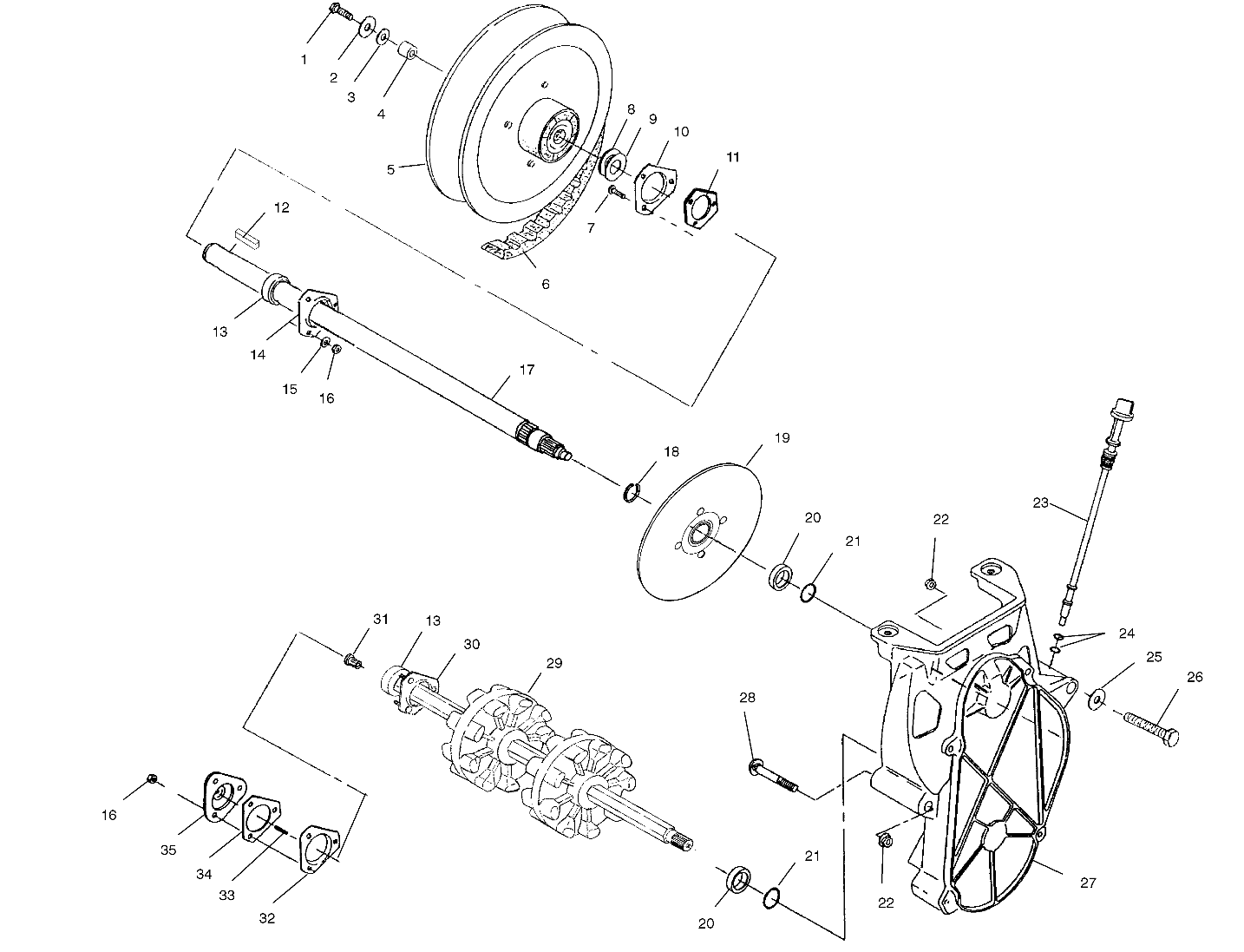 DRIVE TRAIN - S01SR7AS (4960286028B007)