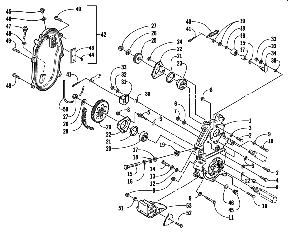 DRIVE/DROPCASE ASSEMBLY