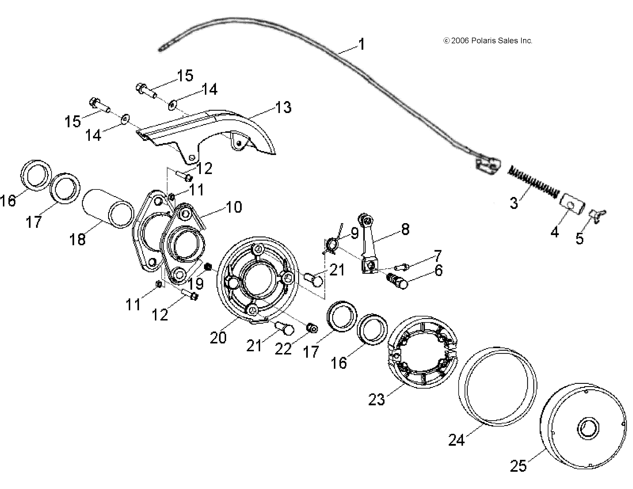 BRAKES, REAR - A11FA09AA (49ATVBRAKERR08OUT90)