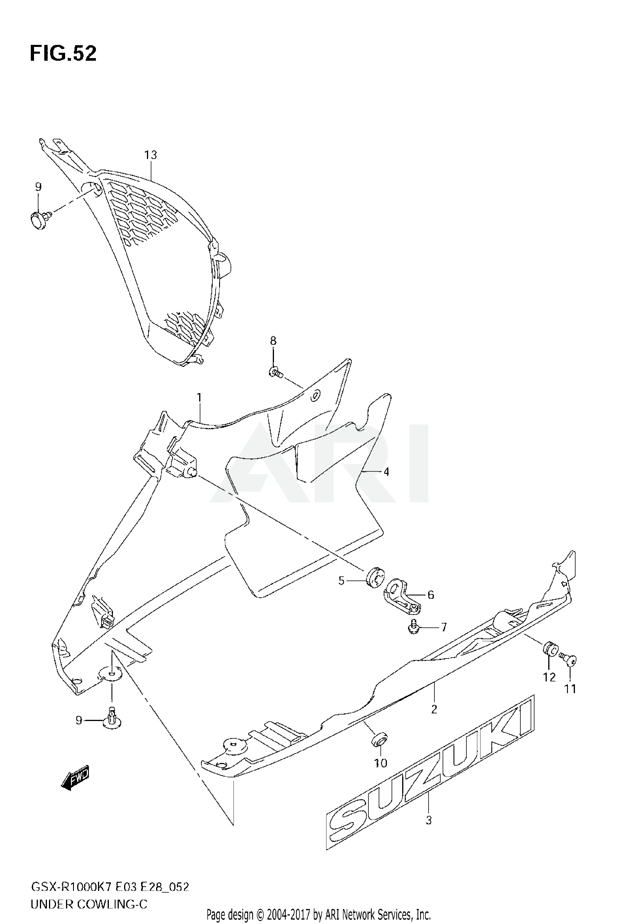 UNDER COWLING (MODEL K7)