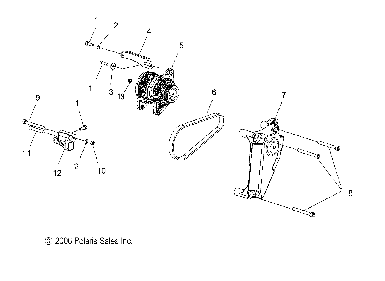 ENGINE, ALTERNATOR - S13PU7ESL/EEL (49SNOWALTERNATORFSTSWTCH)