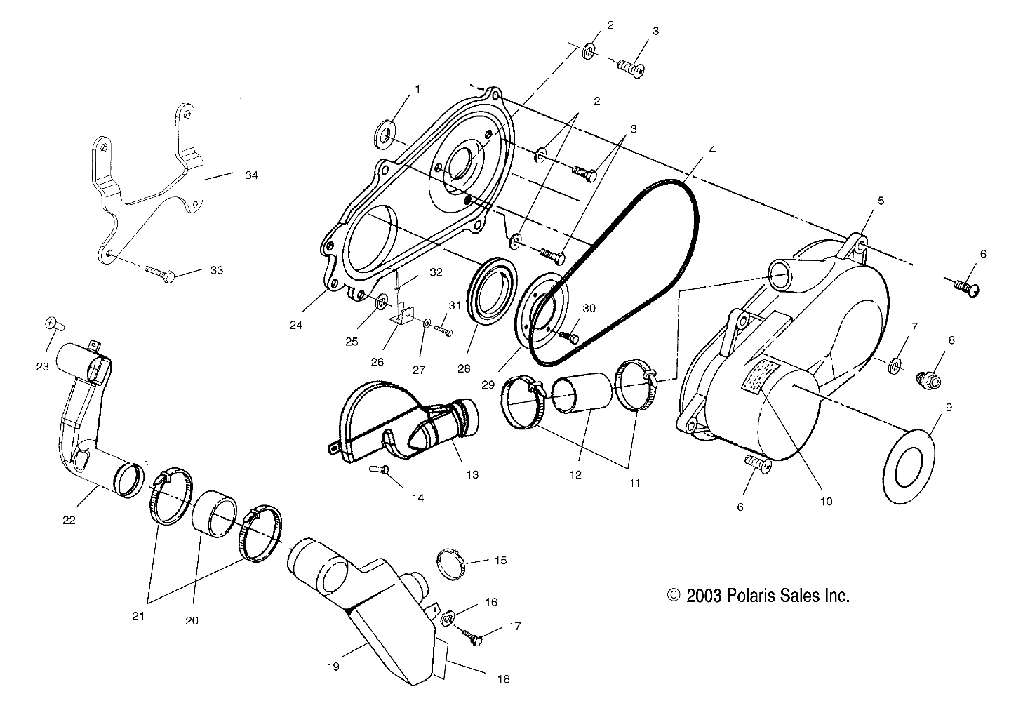 CLUTCH COVER - A04BA25CA/CB (4986208620C01)