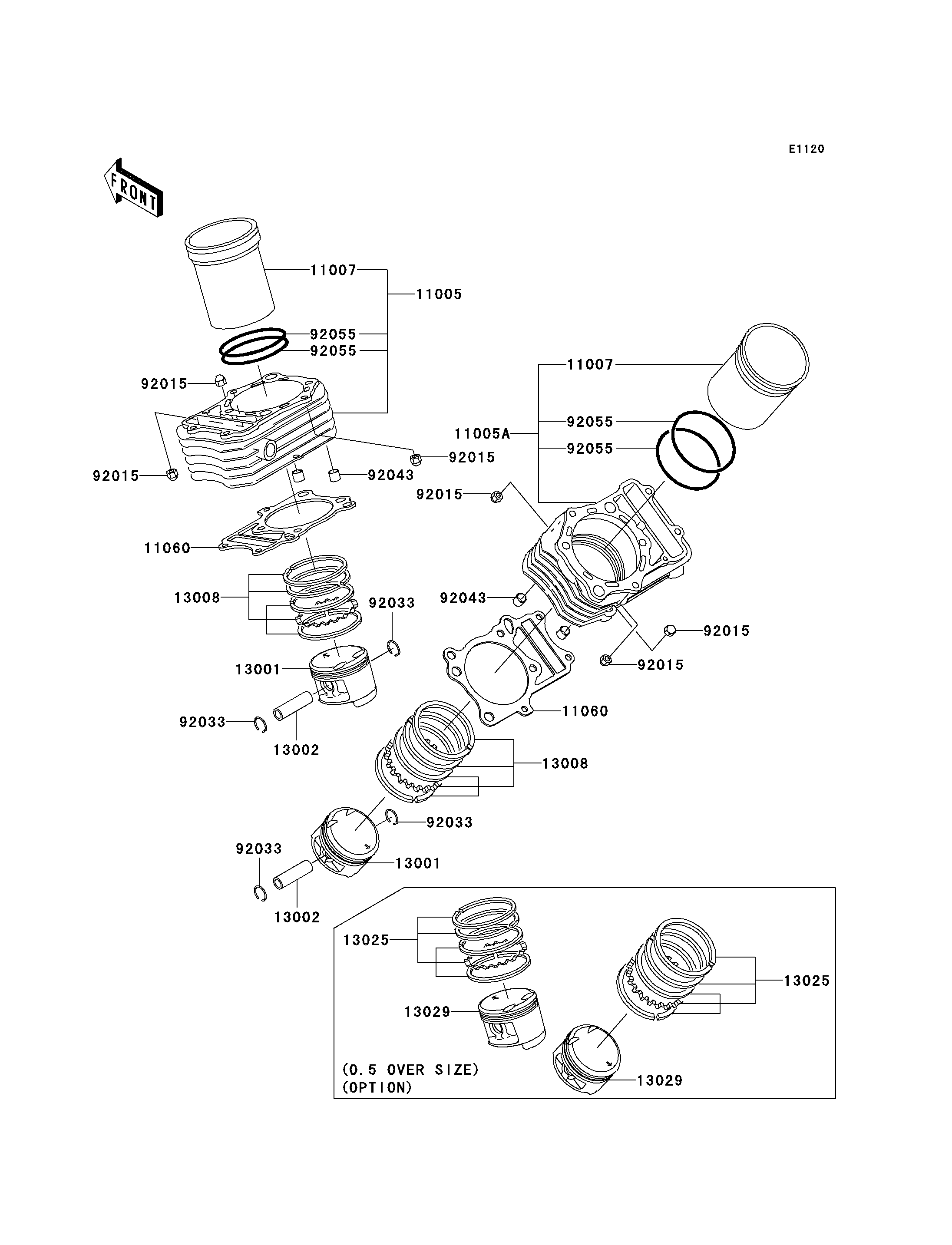 Cylinder/Piston(s)