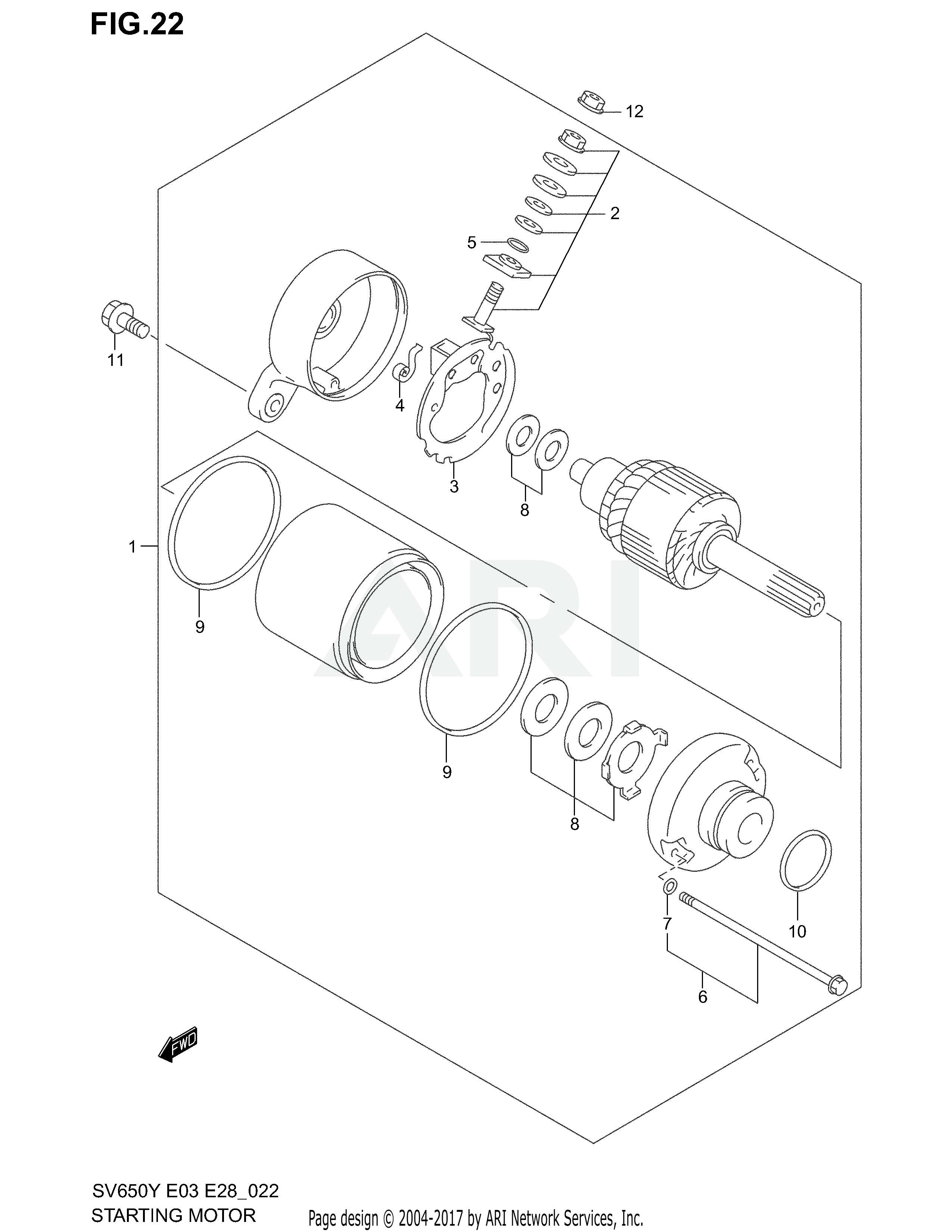 STARTING MOTOR