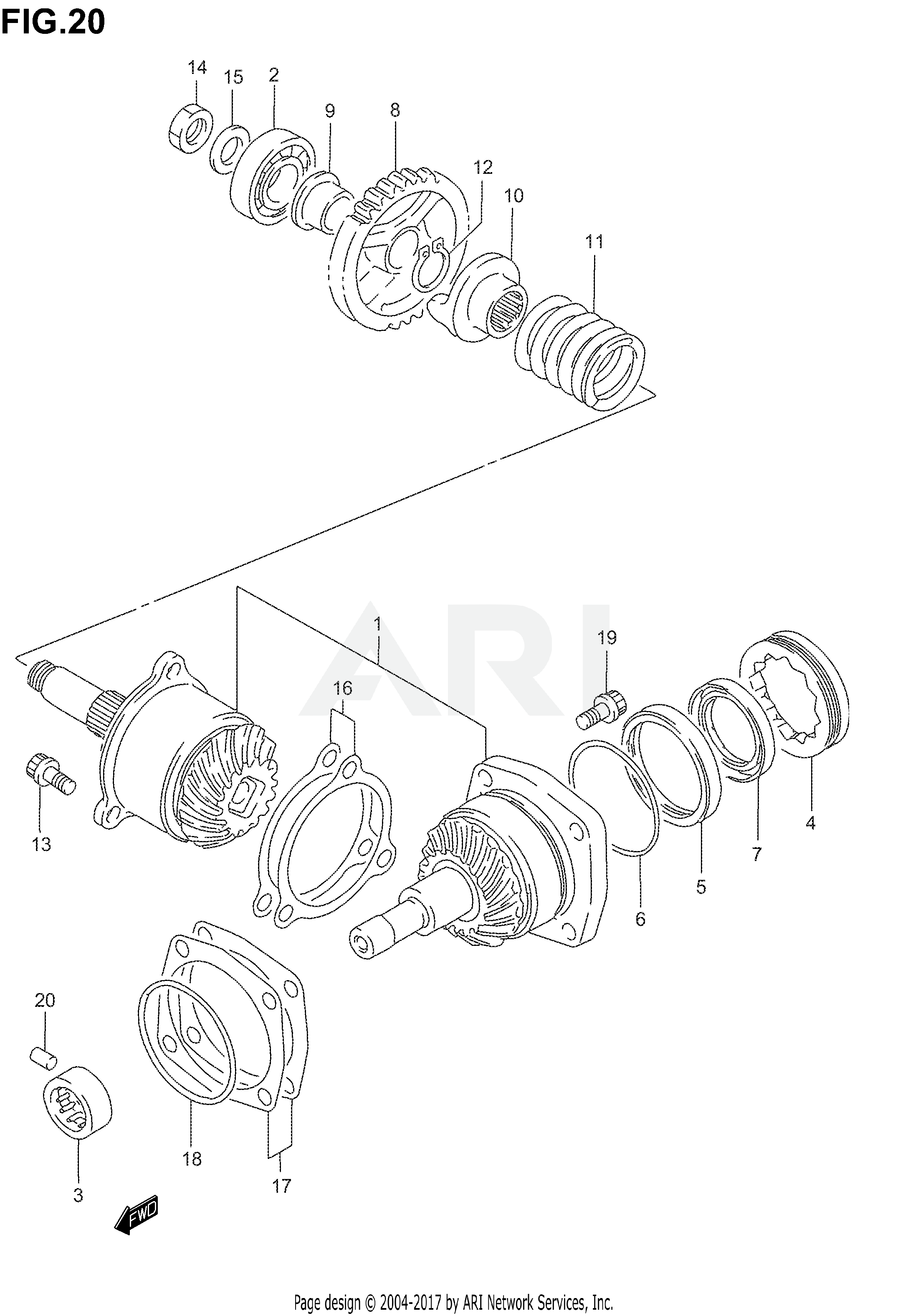 SECONDARY DRIVE GEAR