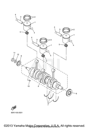 CRANKSHAFT PISTON