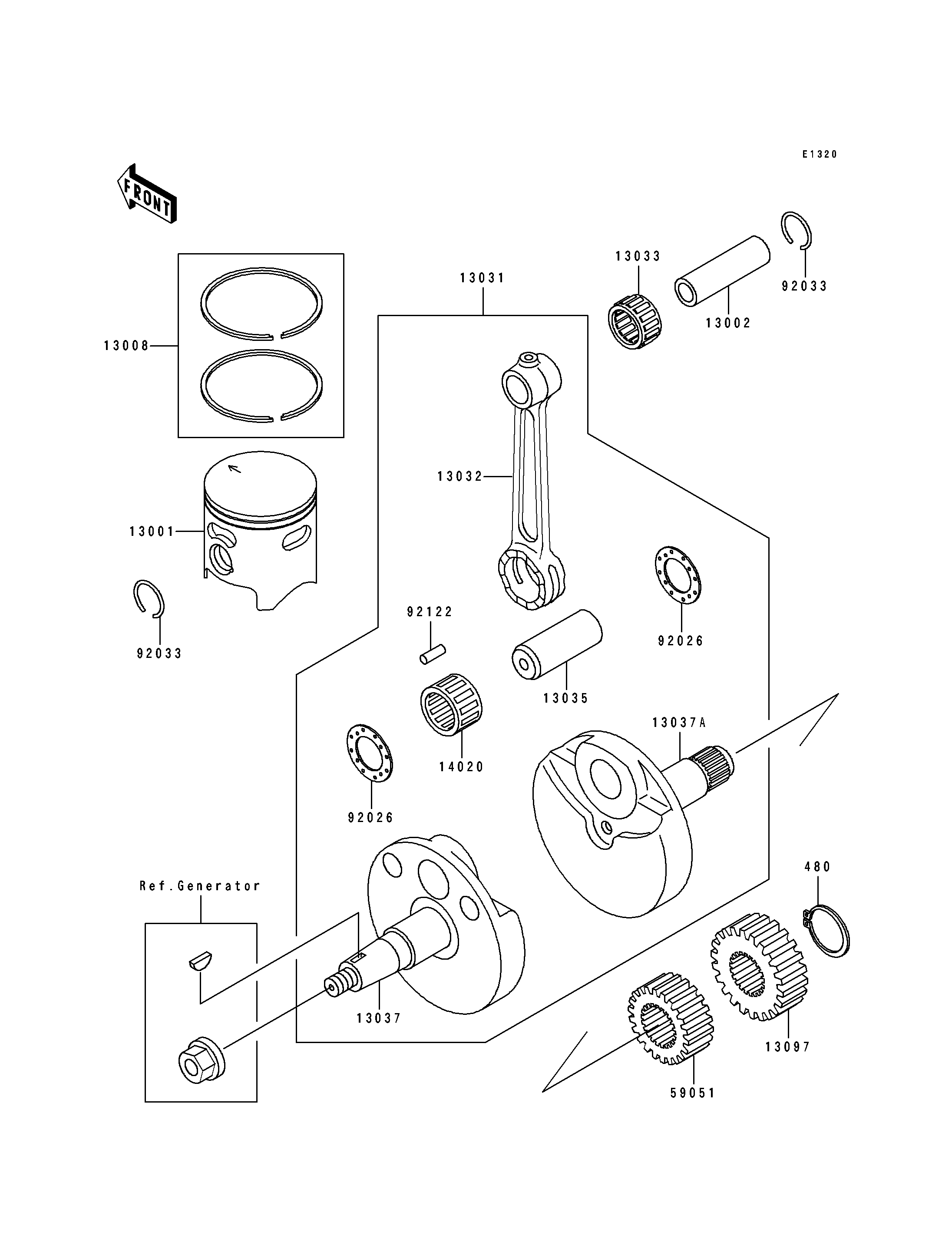 Crankshaft/Piston(s)