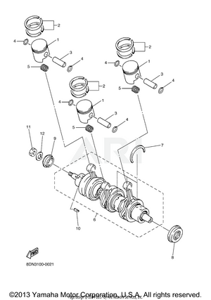 CRANKSHAFT PISTON