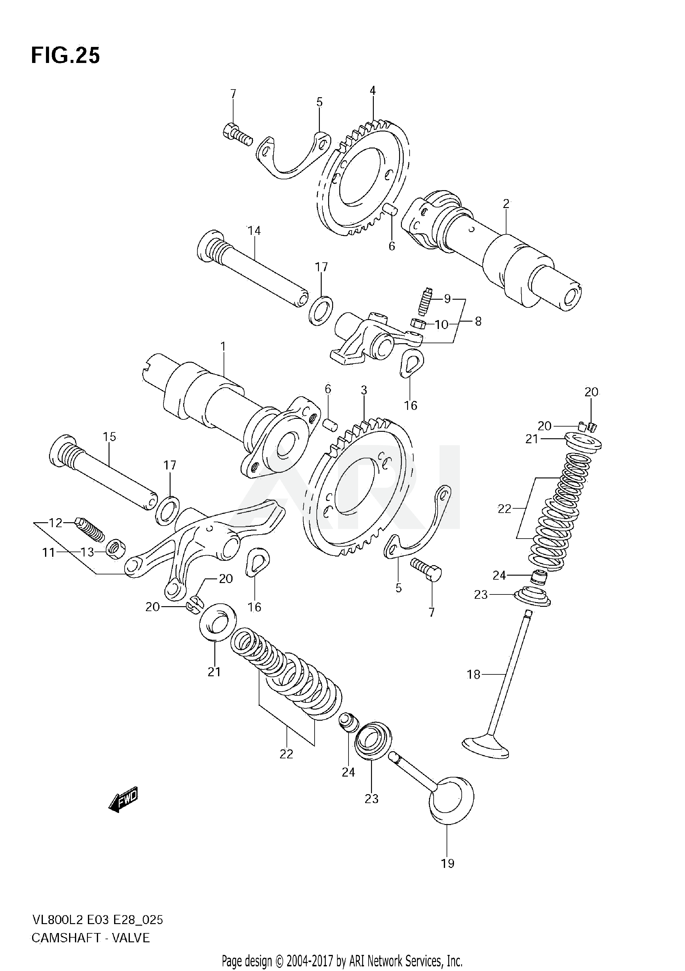 CAMSHAFT - VALVE